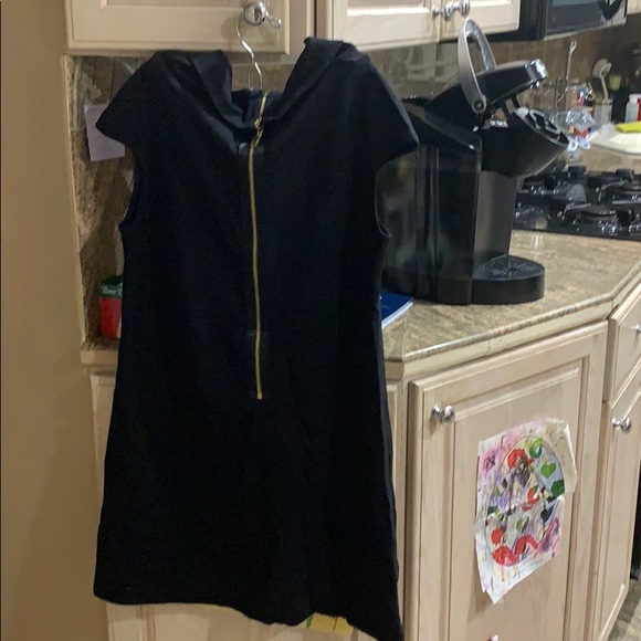 Express black dress with gold zipper in back - Picture 2 of 2